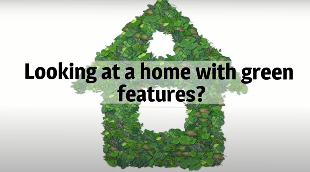 home with green features Real estate